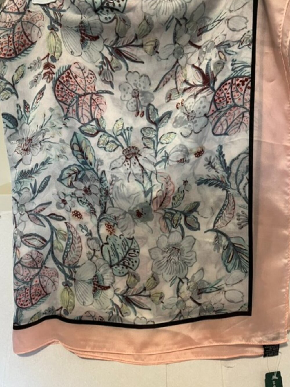 Di Firenze large floral Italian style shawl.